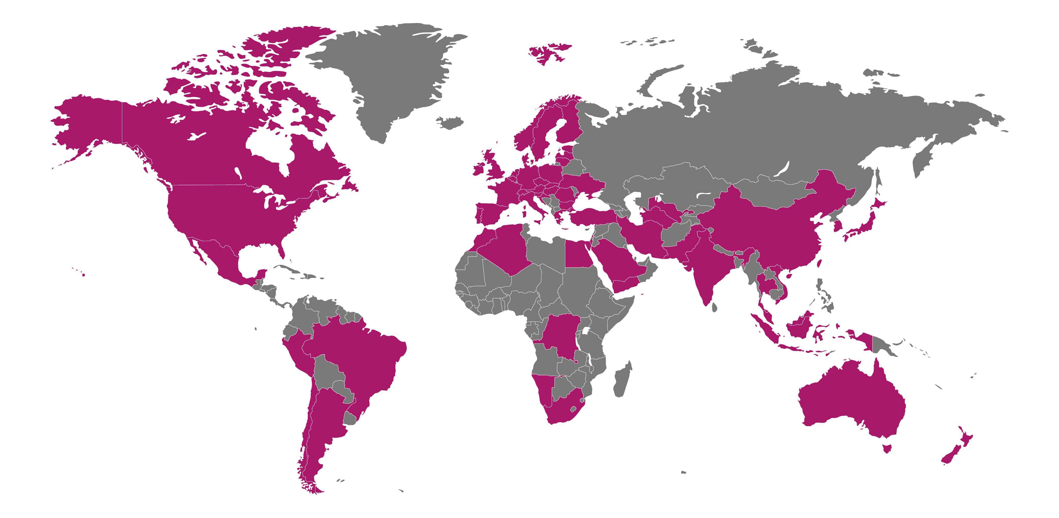 ChemValve Vertriebsnetzwerk ChemValve Vertriebsnetzwerk Landkarte